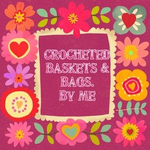 Crocheted baskets/ bags
